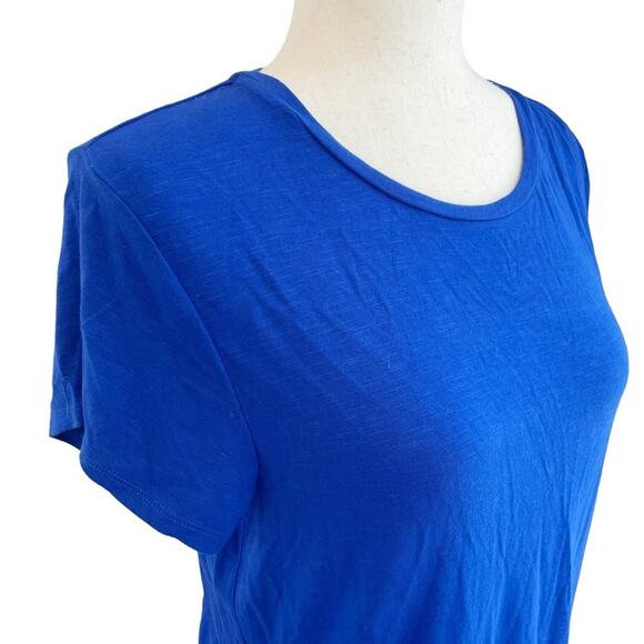 ANTHROPOLOGIE DOLAN Left Coast Loren High-Low Tunic Royal Blue Size S - Picture 3 of 9